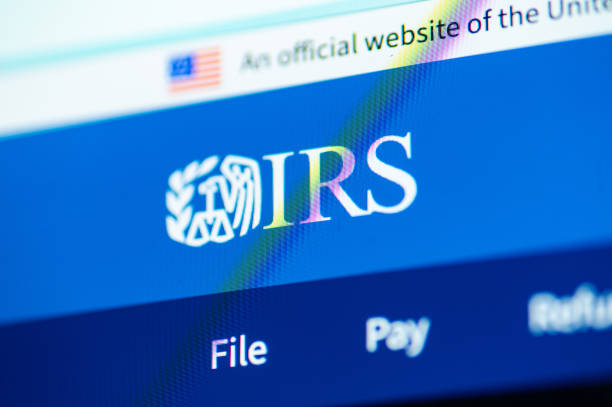 irs (internal revenue service) detail on a computer screen