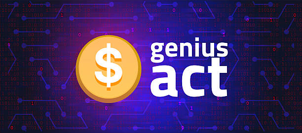 Crypto Adoption in Emerging Markets: Why India, Nigeria, Turkey & Argentina Lead illustration representing the genius act, first us legislative bill...Crypto adoption in emerging markets